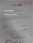 Contrat de bail enregistré